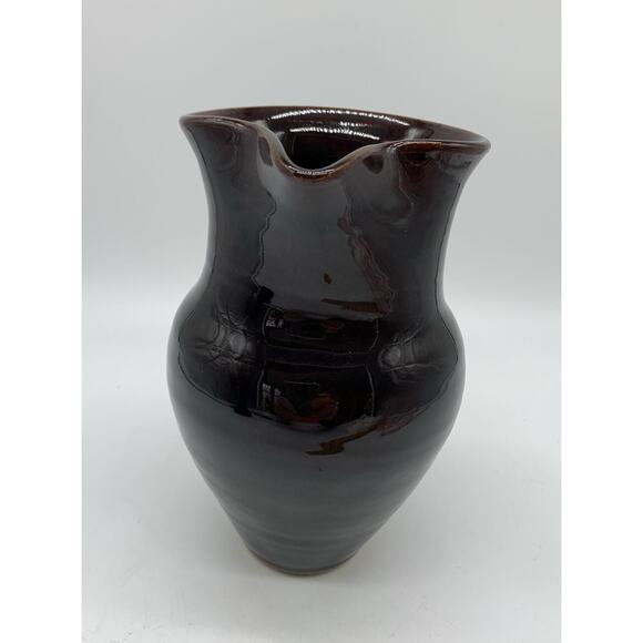 Vintage 1991 Signed Ben Owen III Pottery 6.5” Pitcher Seagrove NC Pottery - Picture 2 of 8